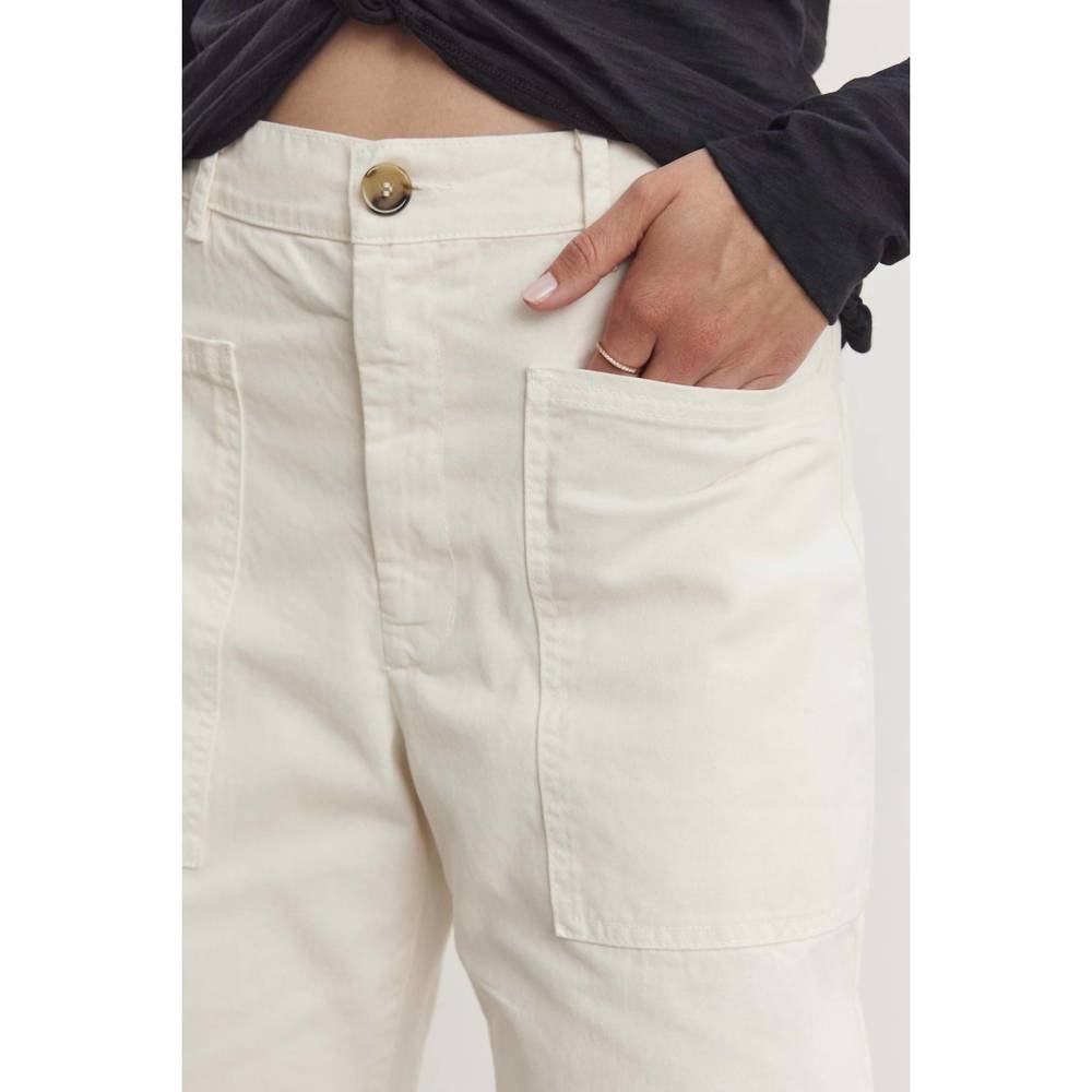 NEW VELVET BY GRAHAM & SPENCER brylie pant shale in ivory - Picture 5 of 6